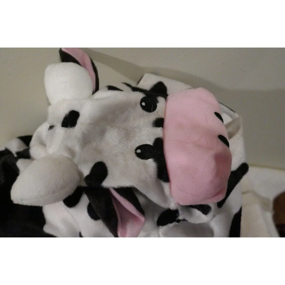 HALLOWEEN DOG COSTUME - clothes - outfits SIZE Med - barely worn  Cow